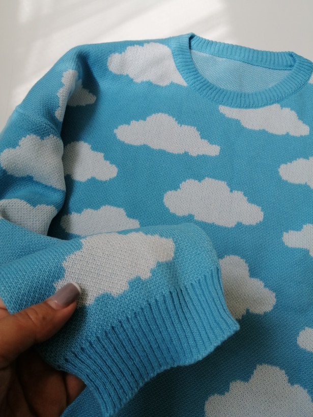 بلوز بافت ابری ☁️ زنانه